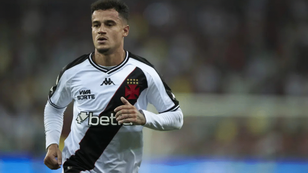 Philippe Coutinho entre Flamengo x Vasco - Foto: Jorge Rodrigues/AGIF