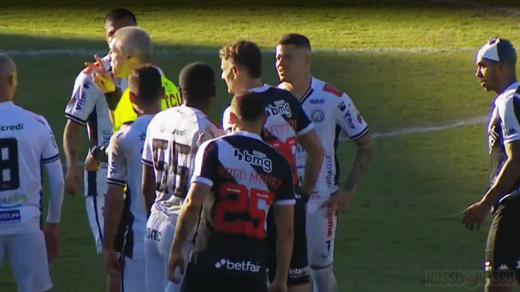 Operário x Vasco Foto : reprodução